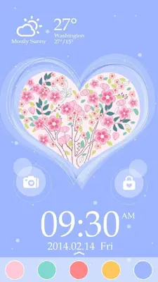 GO Locker Valentine Theme android App screenshot 0