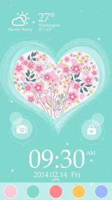 GO Locker Valentine Theme android App screenshot 2