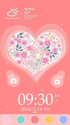 GO Locker Valentine Theme android App screenshot 3