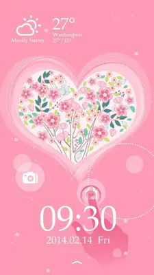 GO Locker Valentine Theme android App screenshot 4